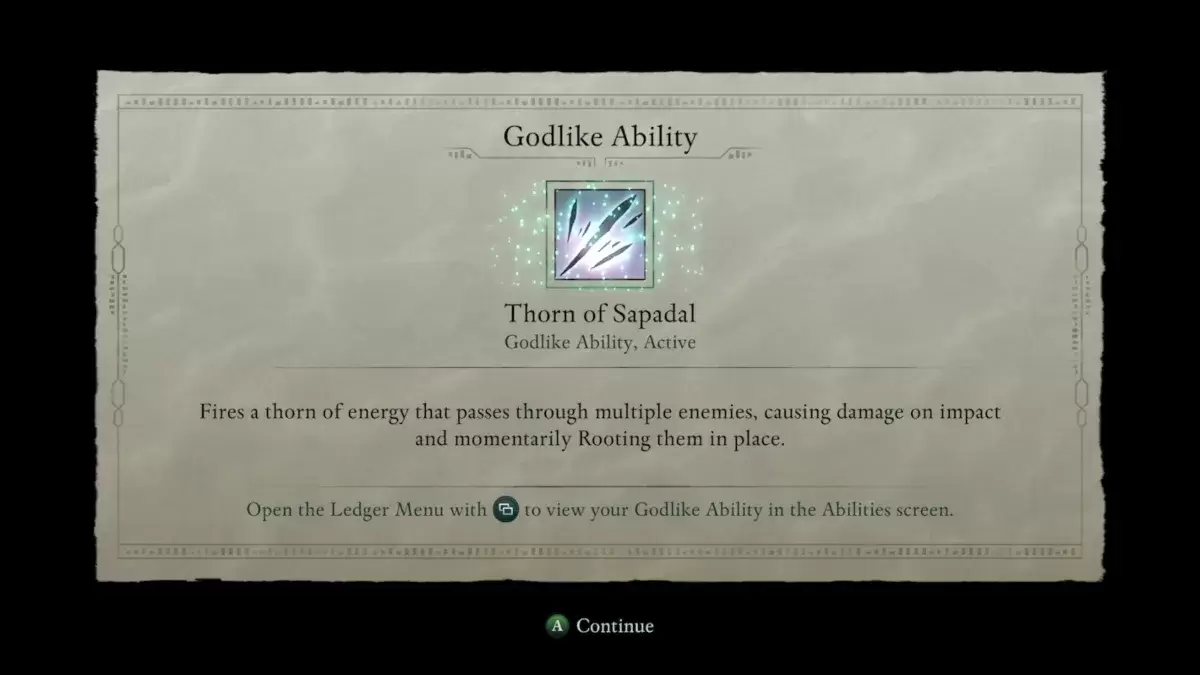 Bekennendes Gameplay des Dornens der Sapadalfähigkeit