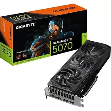 Gigabyte GeForce RTX 5070 Windforce OC Graphics Card Available at MSRP