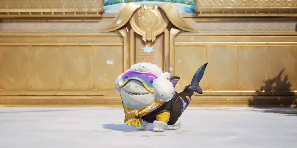 Si Jeff the Land Shark sa kanyang gear sa taglamig bilang bahagi ng isang artikulo tungkol sa kung paano makakuha ng mga tumutulong sa mga karibal ng Marvel.