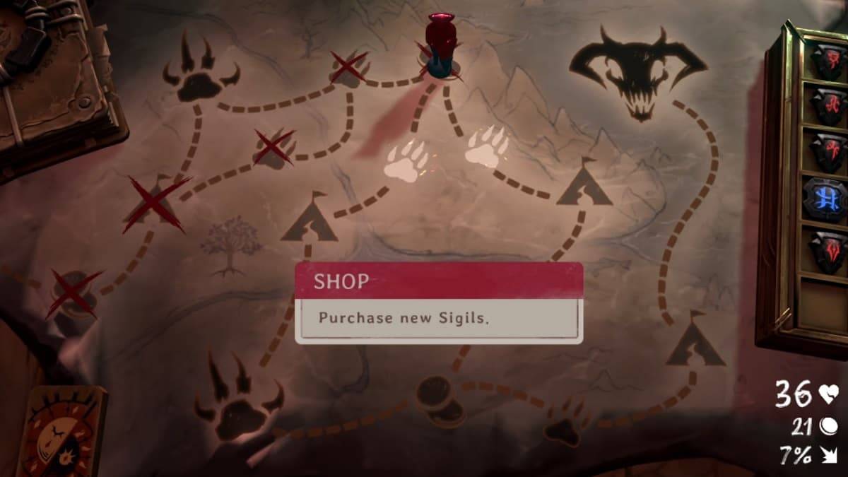 League of Legends Demons Hand Sigil Shop sa Map