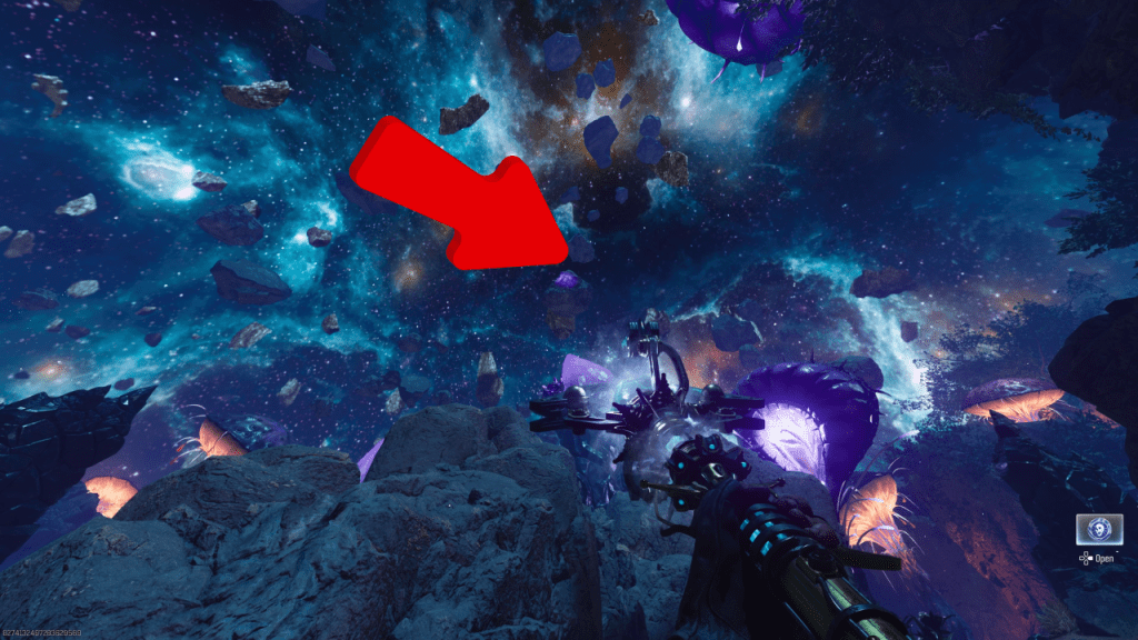 Floating Rocks in the Dark Aether Nexus