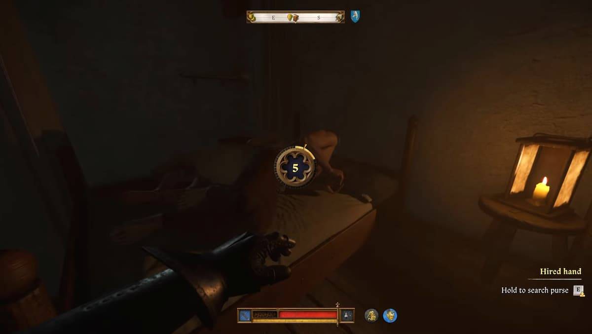 Image: Hired Hand Asleep in Inn