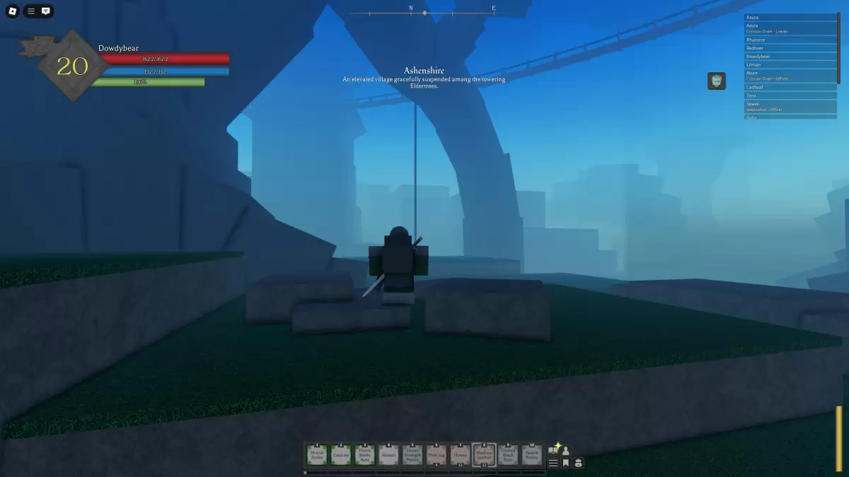 Approaching tree village