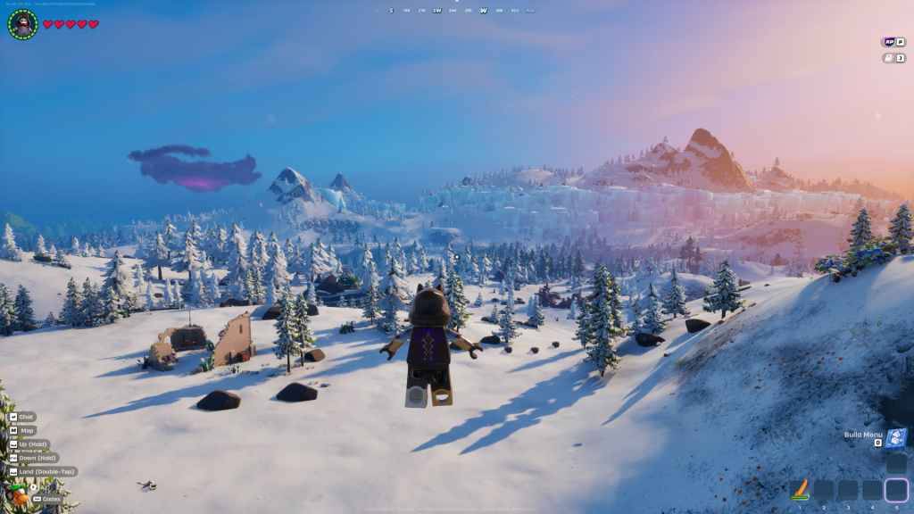 Snowy Frostlands landscape