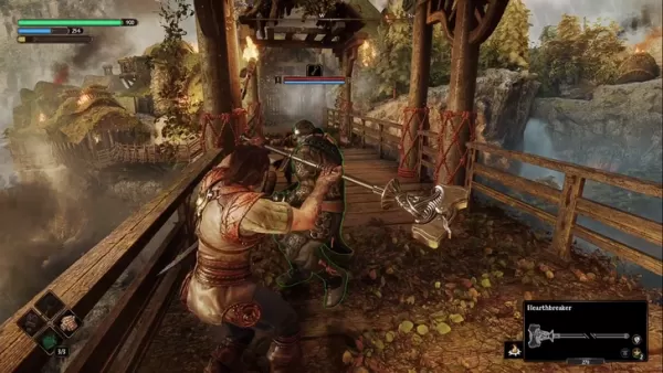 Blades of Fire progression system