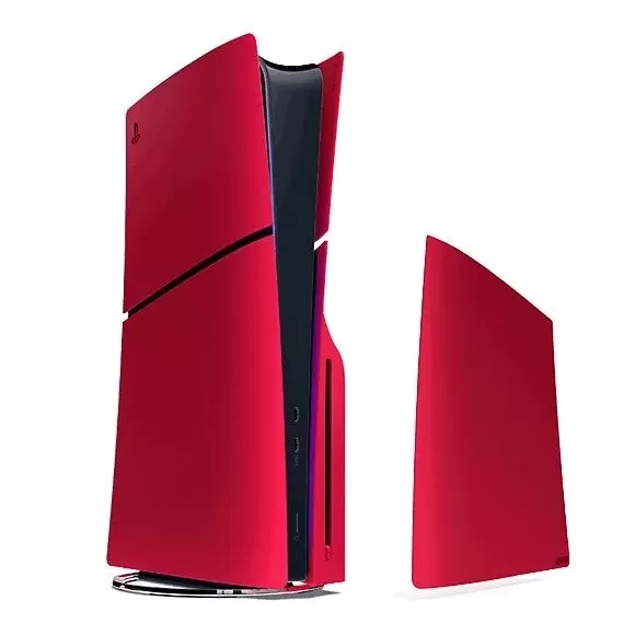 PS5 Slim Volcanic Red Cover