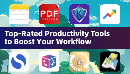 ワークフローを向上させる高評価の生産性ツール