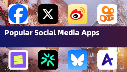 Aplicaciones Populares de Redes Sociales