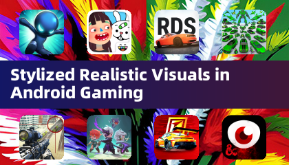 안드로이드 게임에서 스타일리시한 사실적인 비주얼