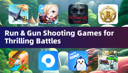 スリリングな戦闘を体験できるランアンドガンシューティングゲーム