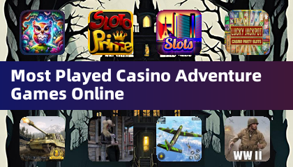 온라인에서 가장 많이 플레이되는 카지노 어드벤처 게임