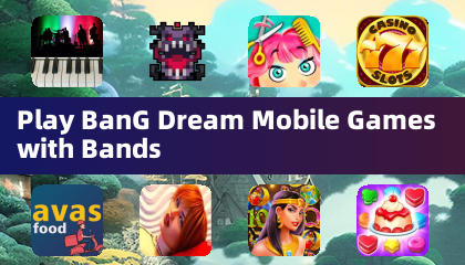 Jouez aux jeux mobiles BanG Dream avec des groupes
