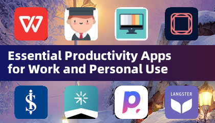 Applications essentielles de productivité pour le travail et l'utilisation personnelle