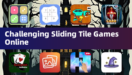 Juegos desafiantes de rompecabezas de deslizamiento en línea